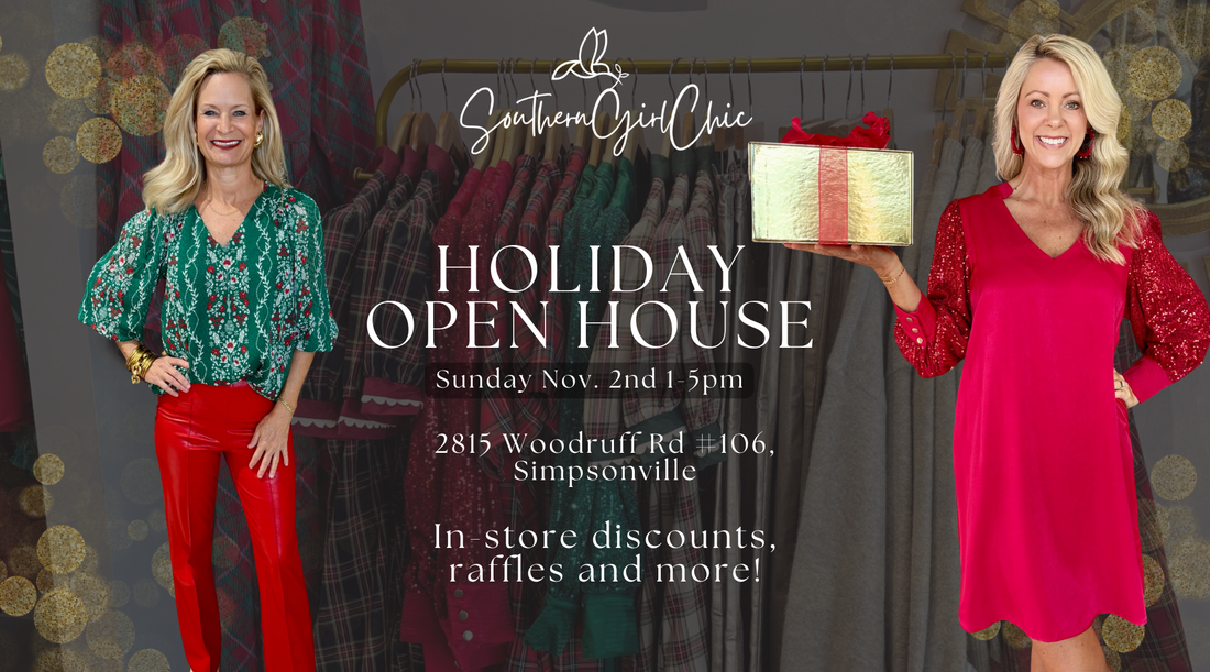 Join Us for Southern Girl Chic’s Holiday Open House