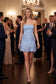 Sky Bloom Mini Dress