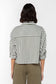 Renuar Striped Cotton Blouse Olive