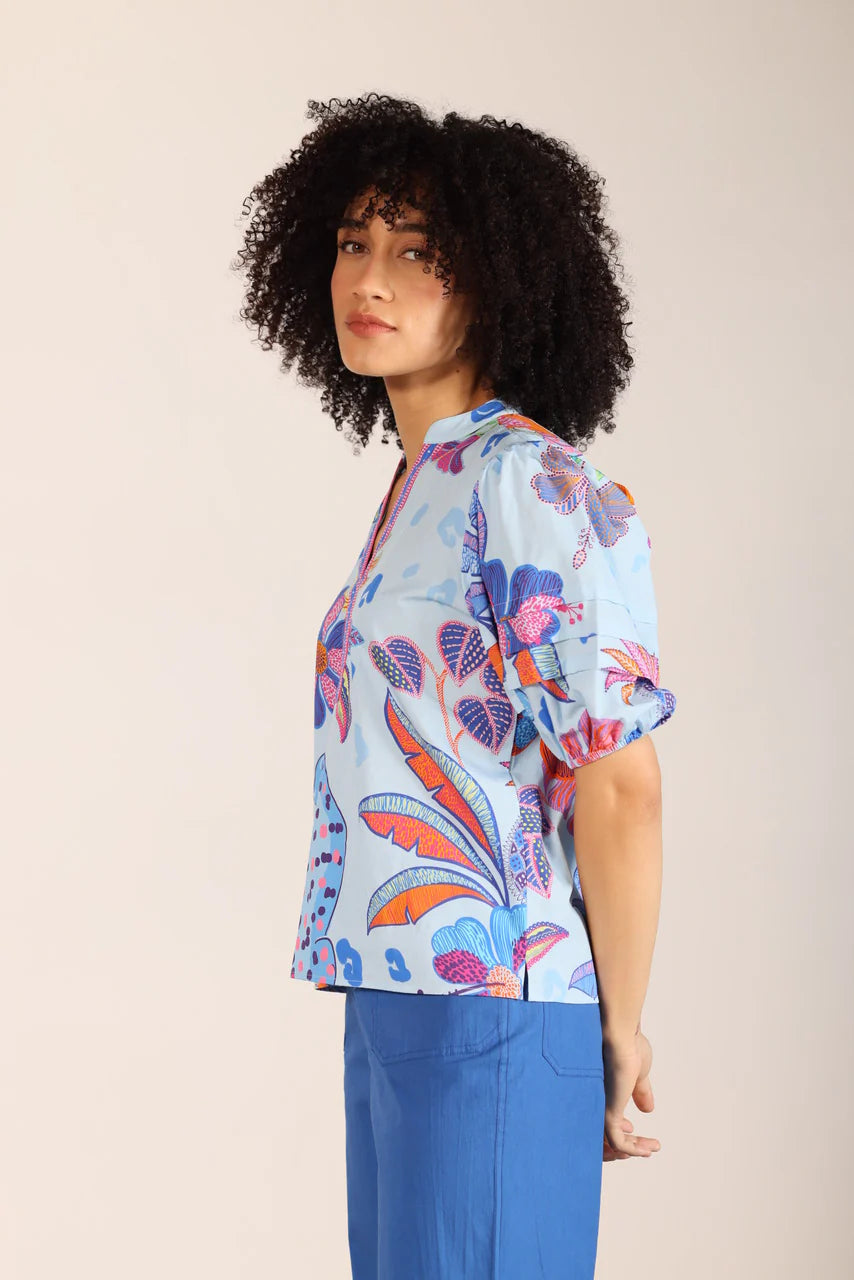 Maude Vivante Raya Top Azure Safari