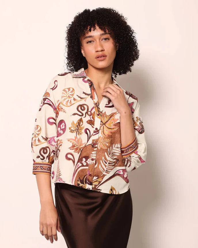 Maude Vivante Elsa Top Misty Ferns