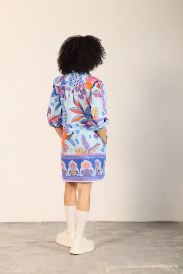 Maude Vivante Ava Dress Azure Safari