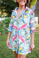 House of MBR Mint Chinois Shirt Dress Short