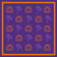 Clemson Bandana Gameday Scarf Tiger and Palm