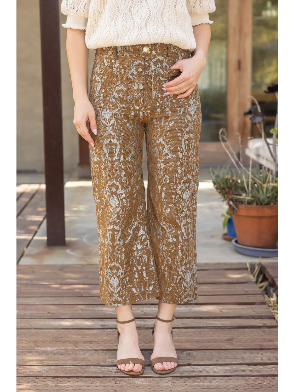 Floral Luxe Wide Leg Pants