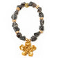 Hidden Truth Smokey Quartz with Camellia Blossom Necklace