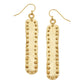 Susan Shaw Handcast Large Bar With Dot Earrings