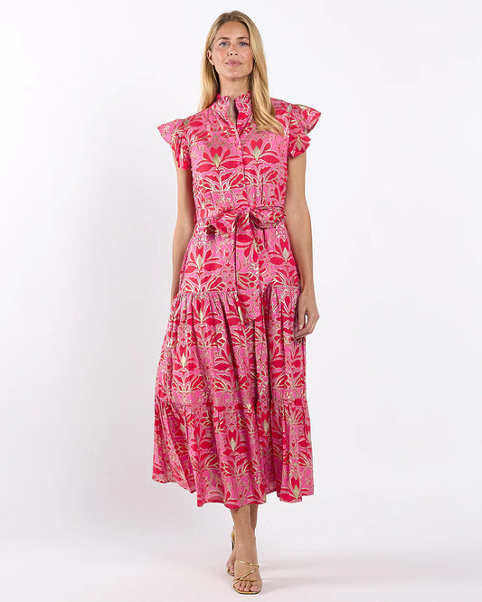 Jude Connally Mirabella Dress Peony Gold