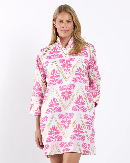 Jude Connally Helen Dress White Gold