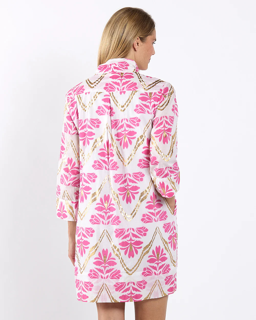 Jude Connally Helen Dress White Gold