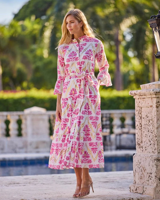 Jude Connally Roxie Dress White Gold