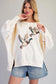 Stone Washed Duck Graphic Pullover