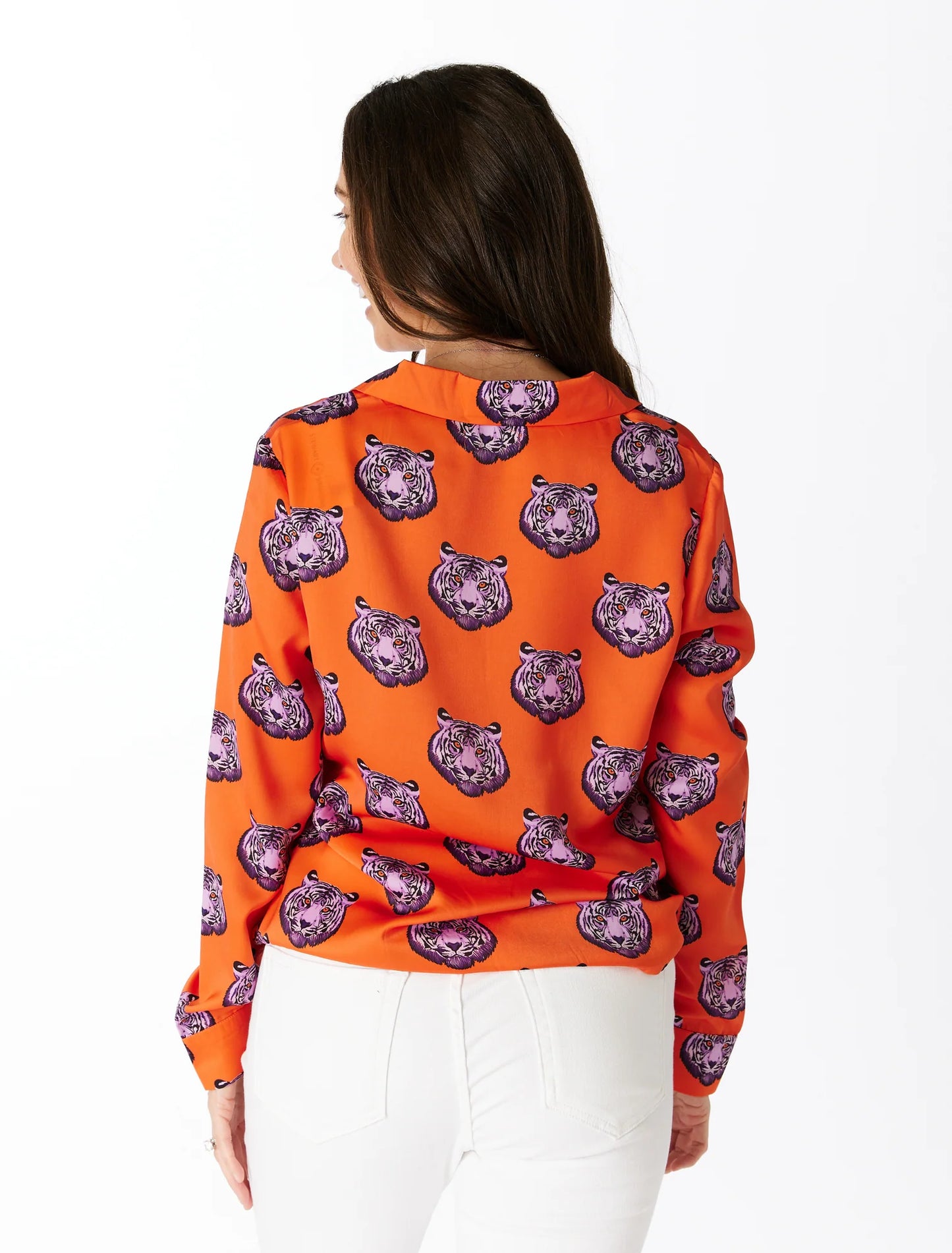 The Clemson Button Up Long Sleeve - SS