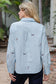 Embroidered Duck Button Down Shirt Sky Blue