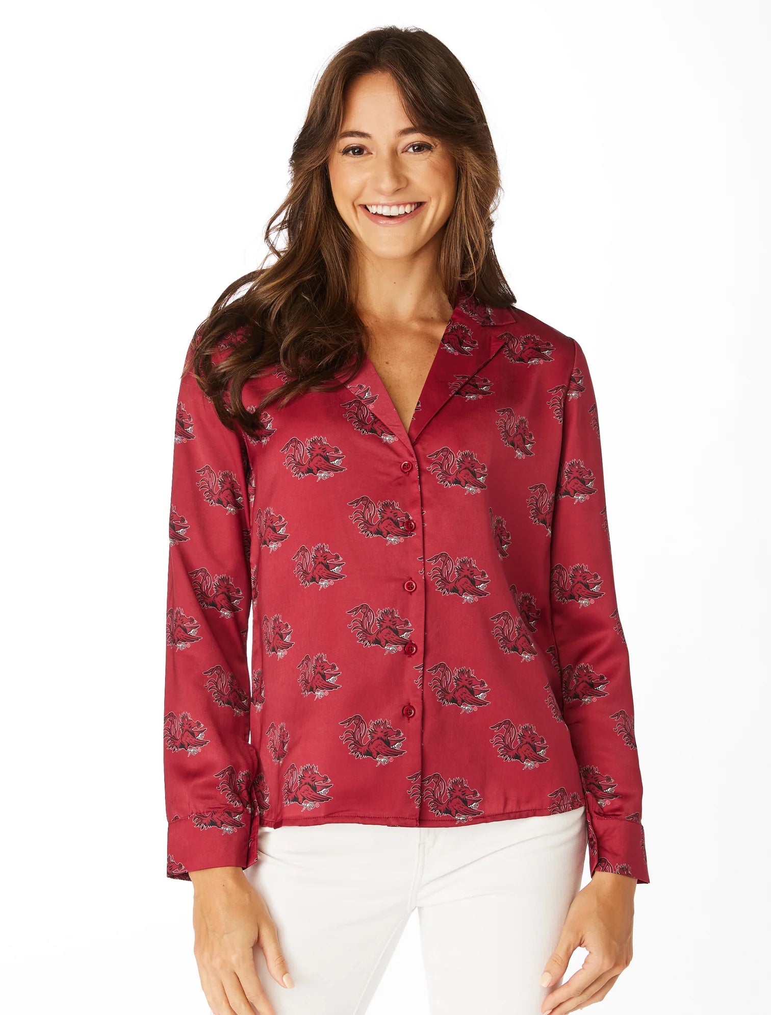 The Gamecock Button Up Long Sleeve - SS