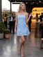 Sky Bloom Mini Dress