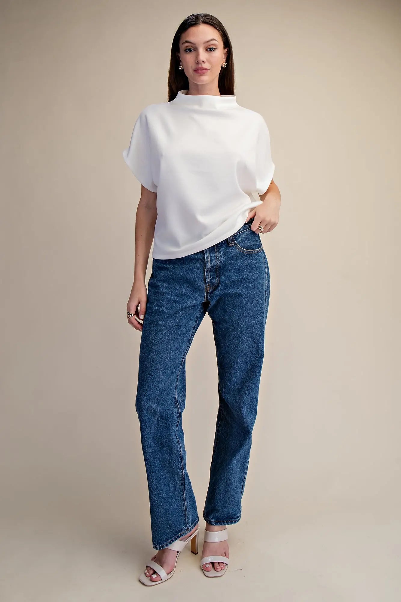 The Grace Mock Neck Top