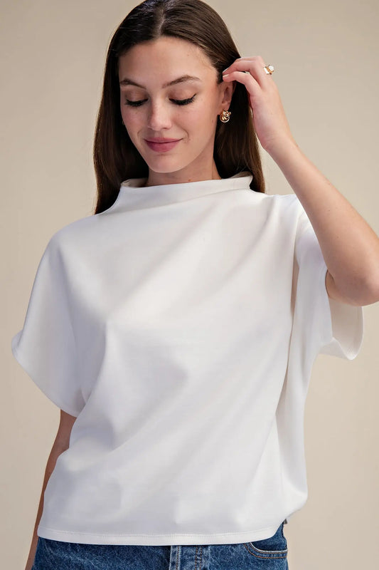 The Grace Mock Neck Top