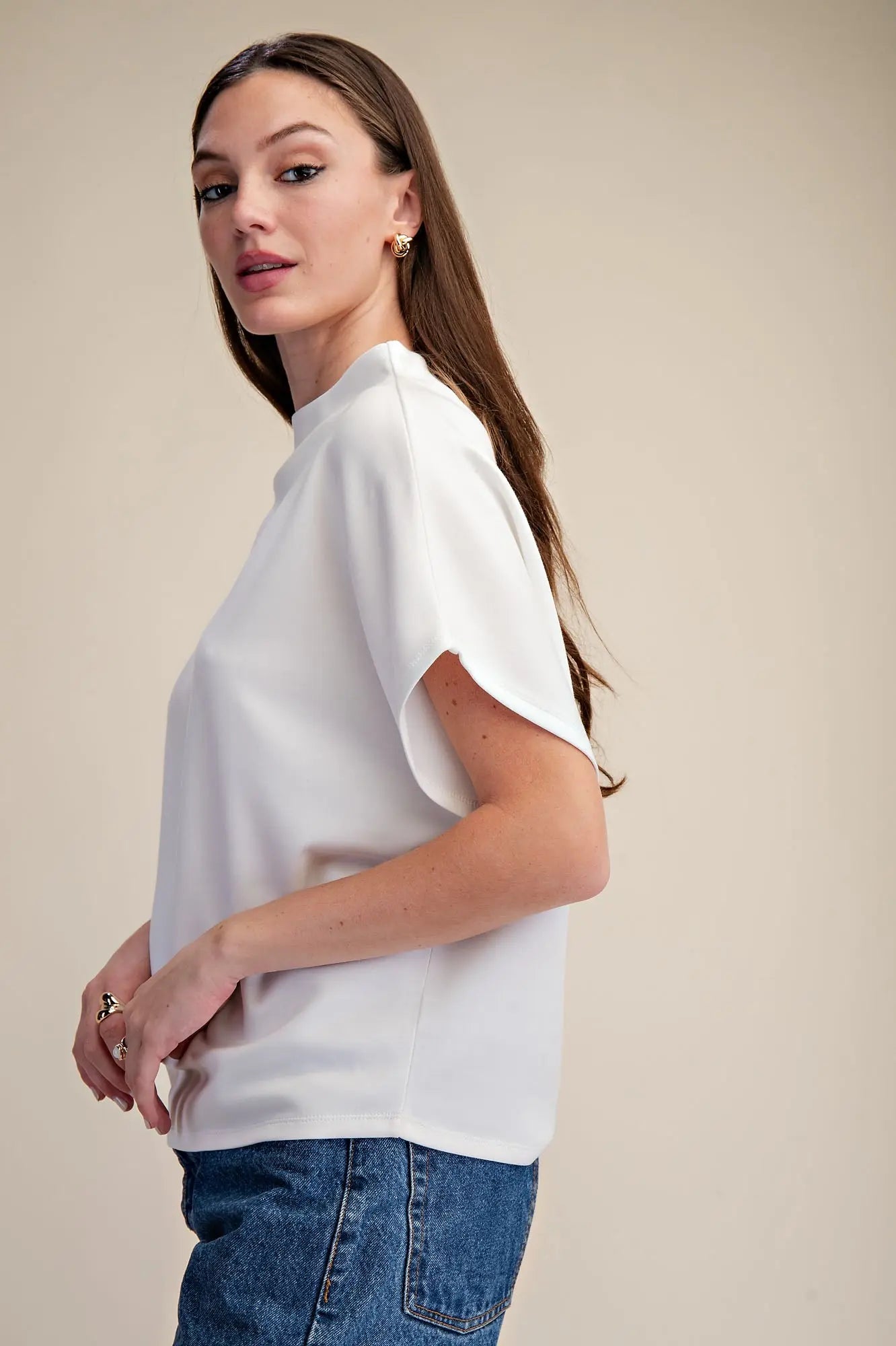 The Grace Mock Neck Top