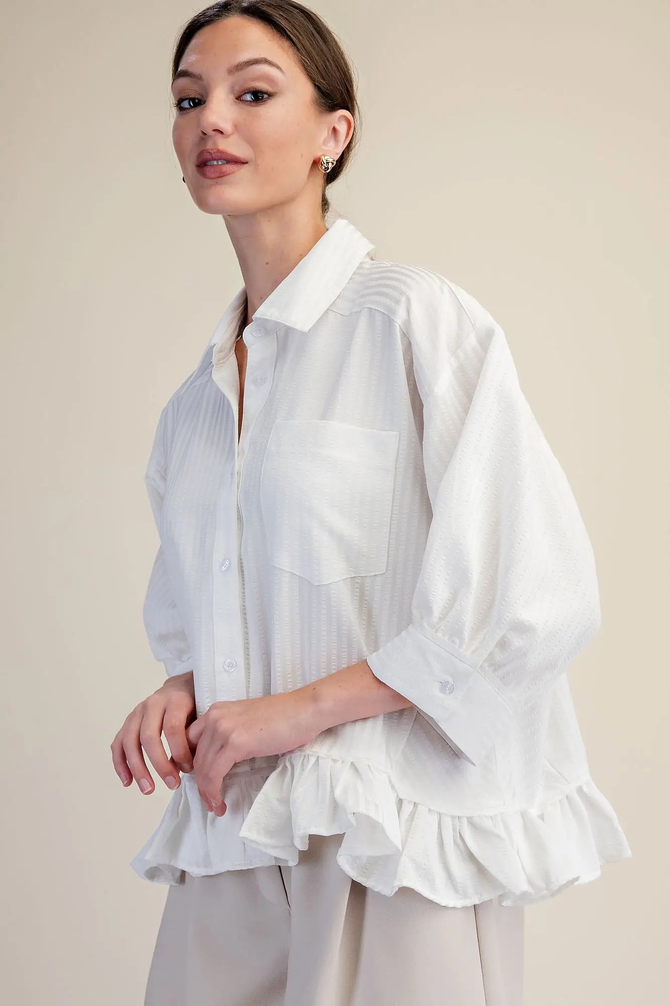 The Charlotte Stripe Blouse