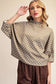 The Polka Dot Mock Neck Olive