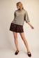 The Polka Dot Mock Neck Olive