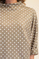 The Polka Dot Mock Neck Olive