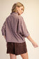 The Polka Dot Mock Neck Mocha
