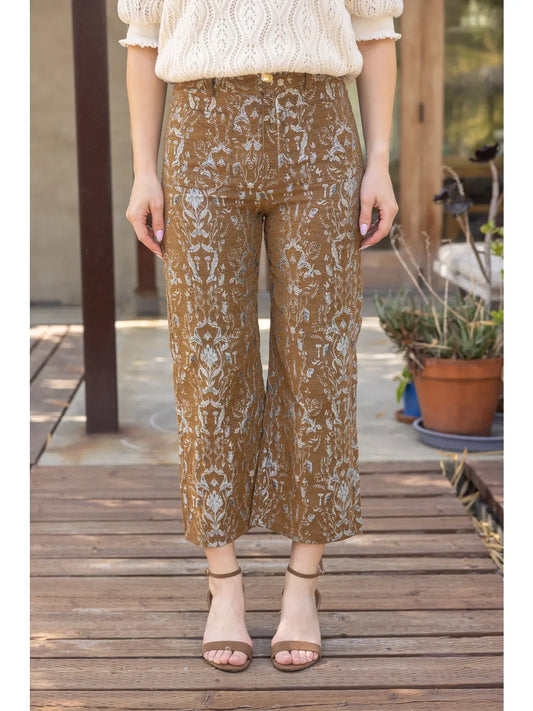 Floral Luxe Wide Leg Pants