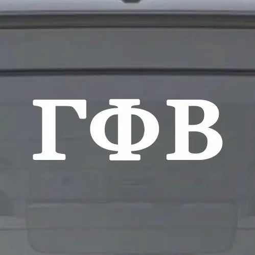 Sorority Car Decal