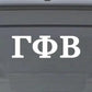 Sorority Car Decal