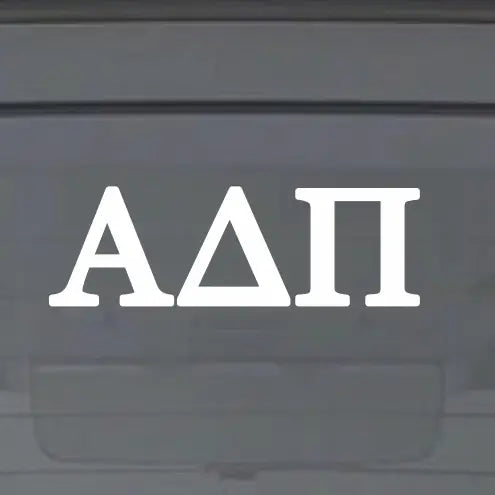 Sorority Car Decal