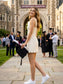 The Daisy Cream Mini Dress