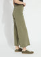 Lysse Erin Hi Waist Wide Leg Denim Antique Wash Smoked Green