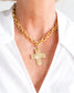 Susan Shaw Solid Cross Necklace