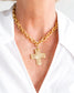 Susan Shaw Pearl Cross Multi-Strand Necklace