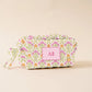 Sorority Quilted Cosmetic Pouch