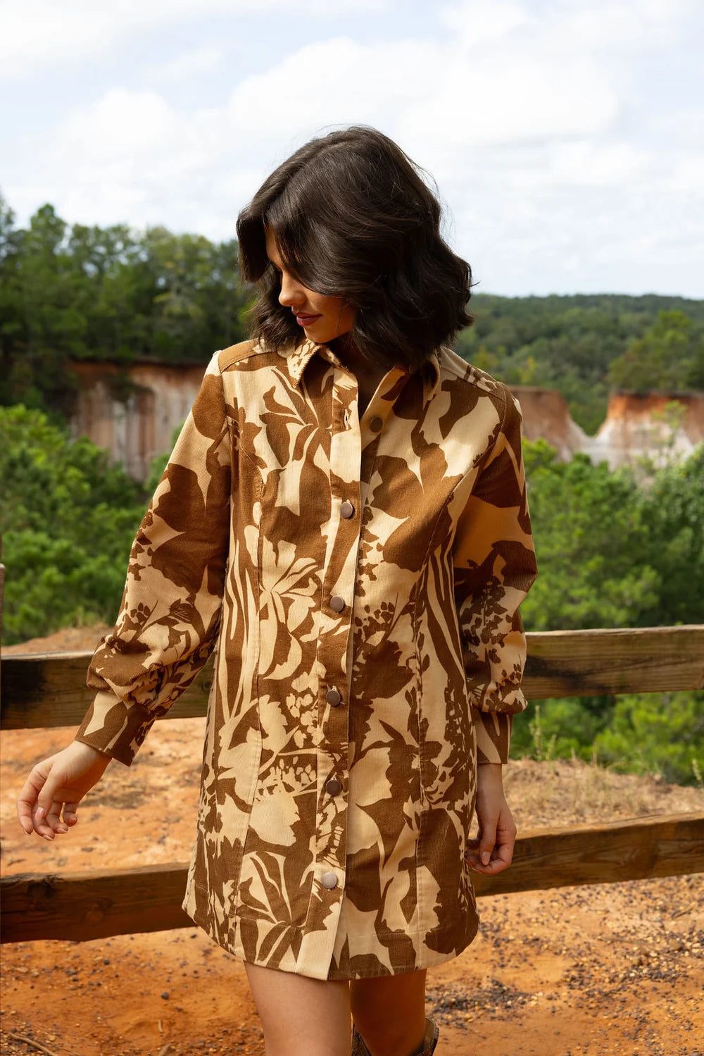 Alden Adair Harriet Dress Sienna Shadow