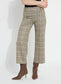 Lysse Livia Crop Pant Smoked Green Plaid