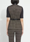 Lysse Frankie Sleeveless Blazer Speckled Salt and Pepper