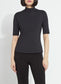 Lysse Clara Mockneck Elbow Sleeve Black