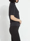 Lysse Clara Mockneck Elbow Sleeve Black