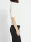 Lysse Clara Mockneck Elbow Sleeve Macadamia