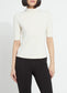Lysse Clara Mockneck Elbow Sleeve Macadamia
