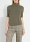 Lysse Clara Mockneck Elbow Sleeve Mosswood