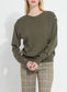 Lysse Adelaide Button Trim Pullover Sweater Mosswood