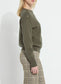 Lysse Adelaide Button Trim Pullover Sweater Mosswood