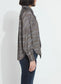 Lysse Maxine Convertible Tie Satin Shirt Textural Beat