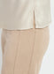 Lysse Yasmin Drape Neck Sleeveless Blouse Travertine