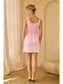 Washed Cotton Mini Skirt Pink